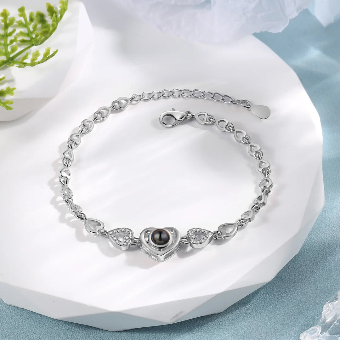 Pulseira Love Com Projeção De Foto