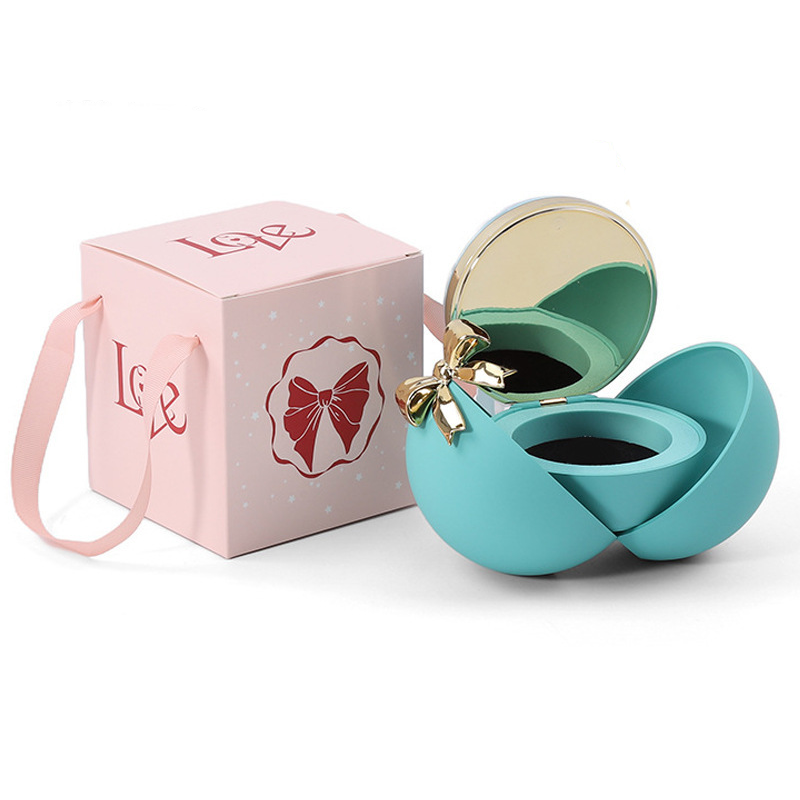 Caixa Laço Eterno & Colar Corações Personalizados