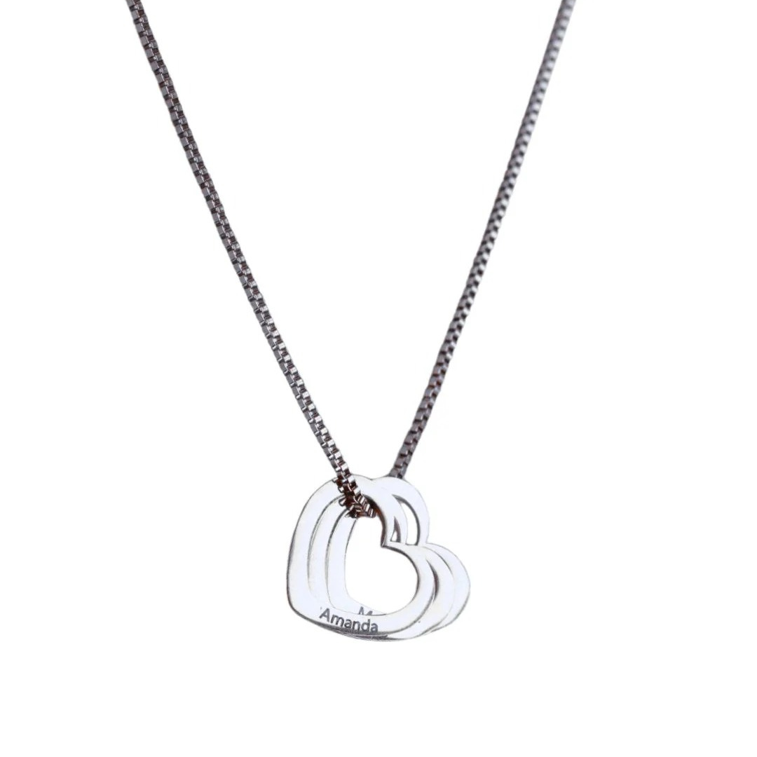 Colar Coração de Mãe Personalizado