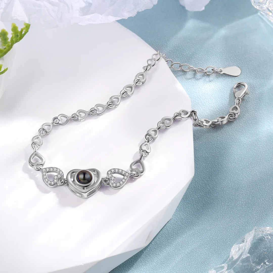 Pulseira Love Com Projeção De Foto