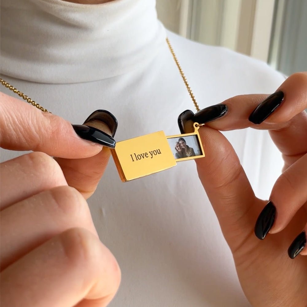 Colar Envelope com Foto