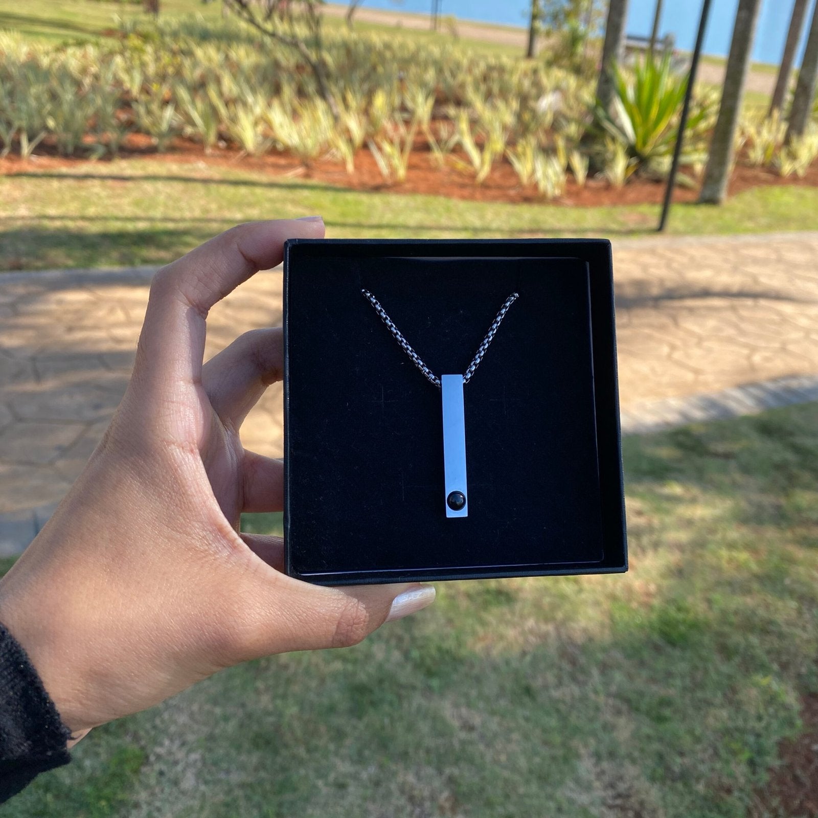 Colar Barra Projeção De Foto