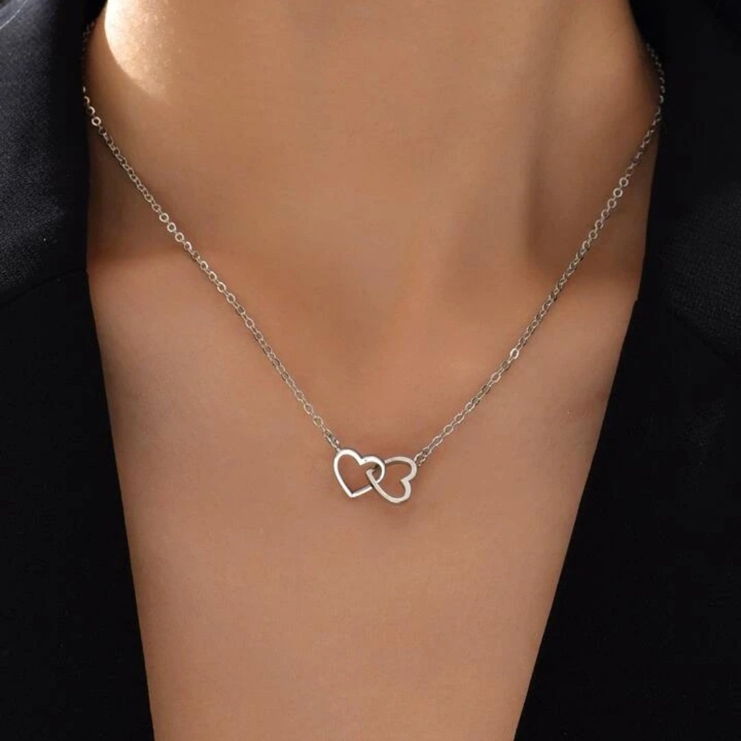 Colar de Coração Com Nomes