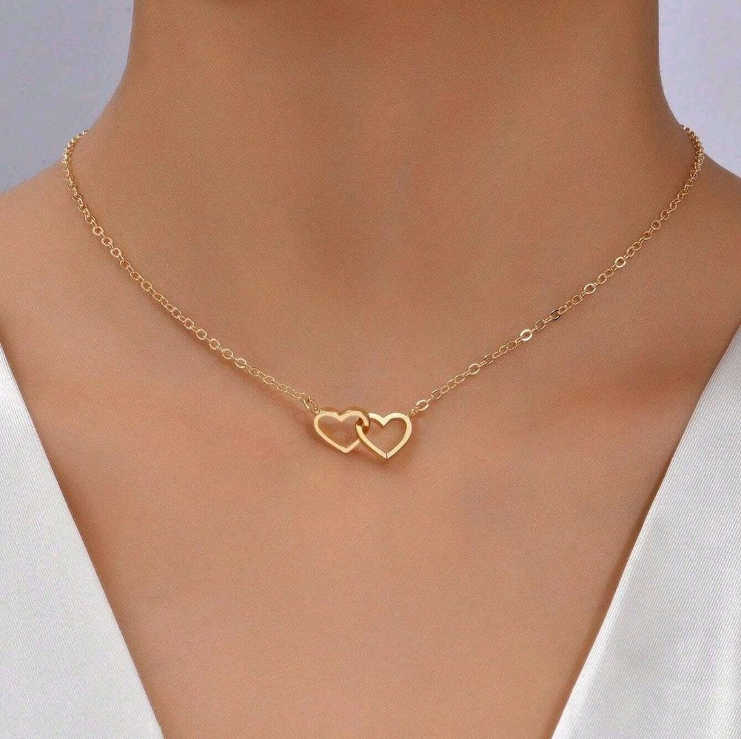 Colar de Coração Com Nomes