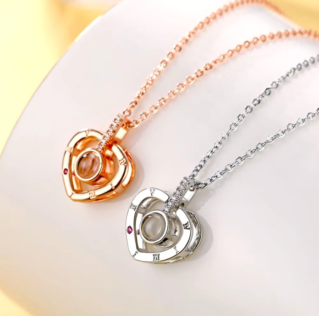 Colar Projeção Eu Te Amo Em 100 Idiomas