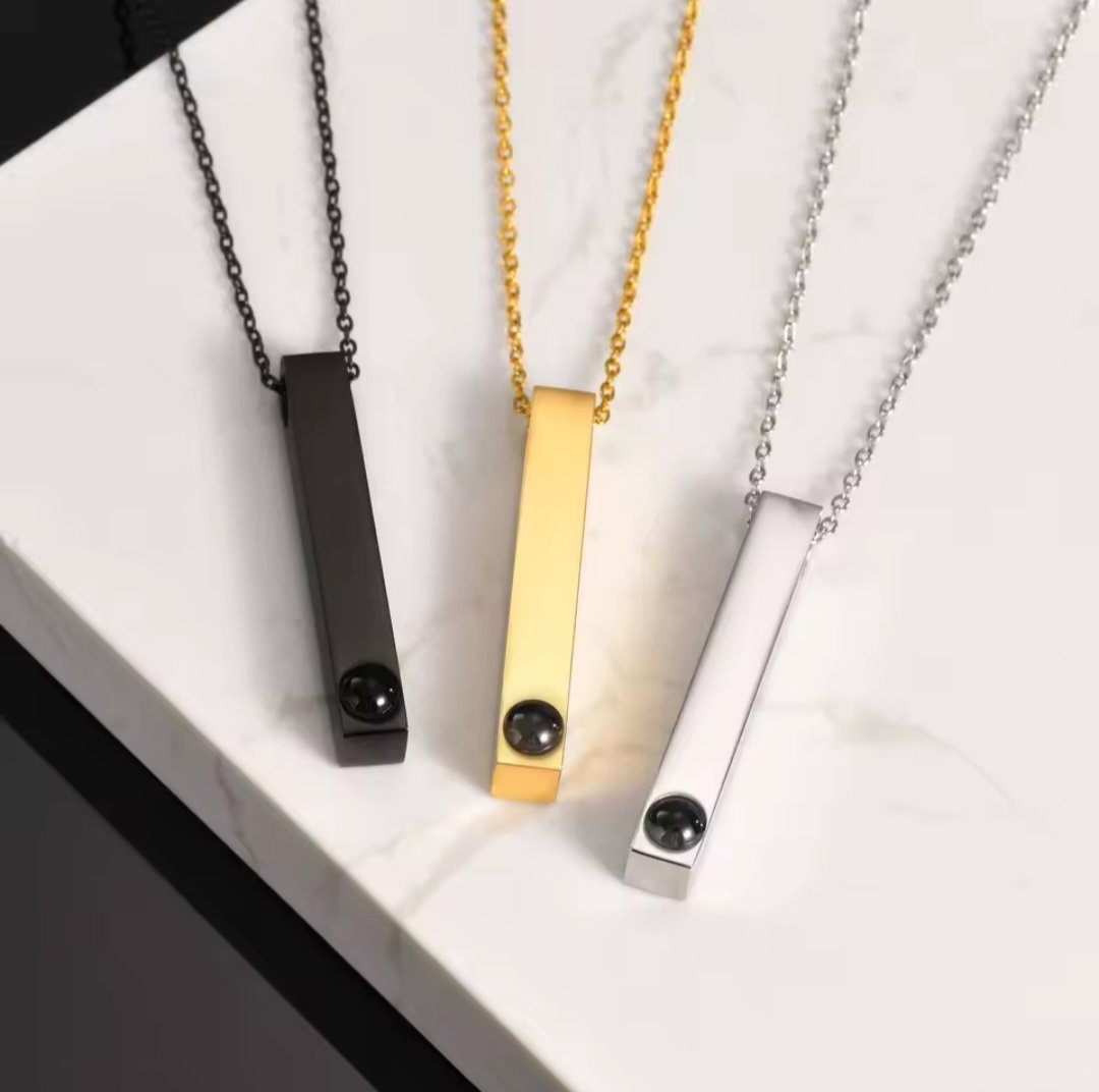 Colar Barra Projeção De Foto