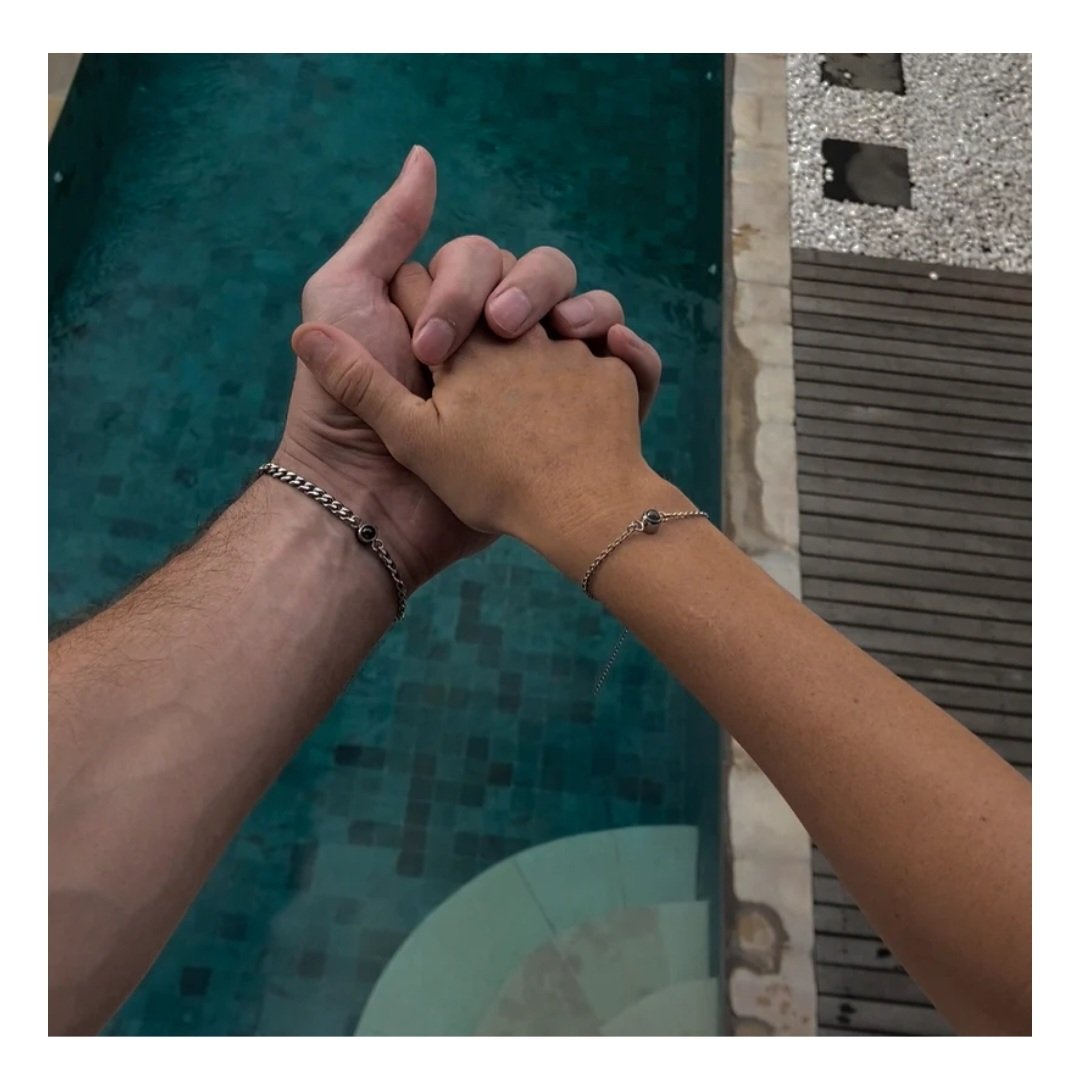 Pulseira Projeção Com Foto Masculina