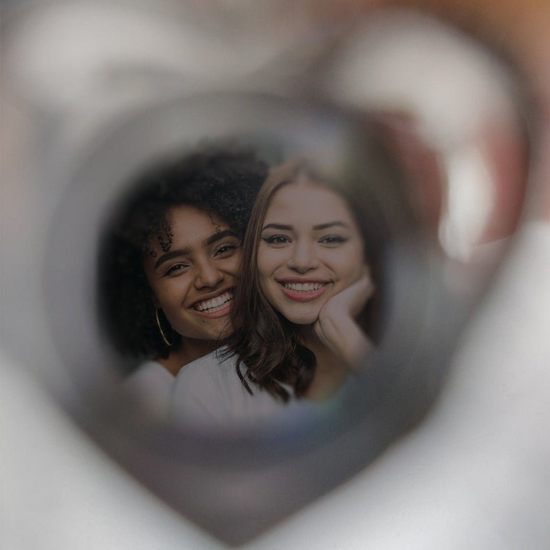 Urso Rotativo Com Rosa Real & Colar Projeção Com Foto