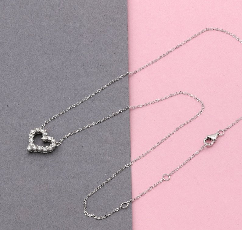 Caixa Rotativa Rosa Real & Colar Coração