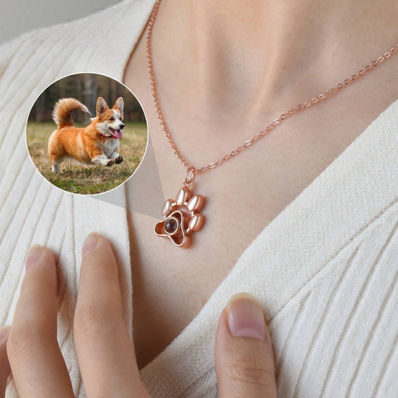 Colar Amor Pet Projeção Com Foto