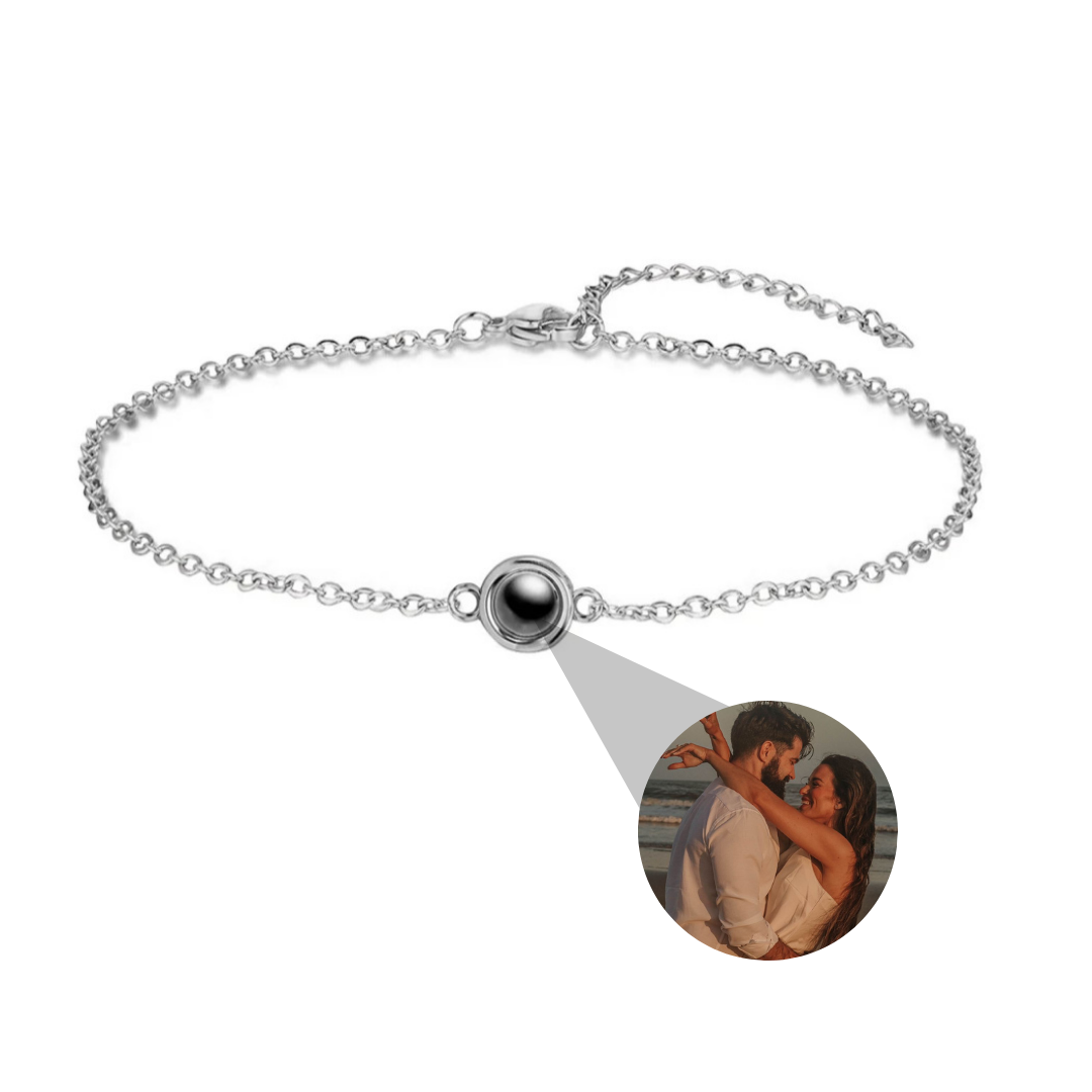 Pulseira Projeção Com Foto Feminina