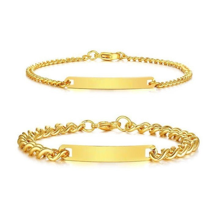 Pulseira Para Casais Com Nomes Gravados