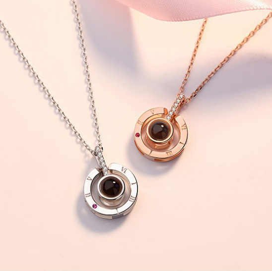 Colar Projeção Eu Te Amo Em 100 Idiomas