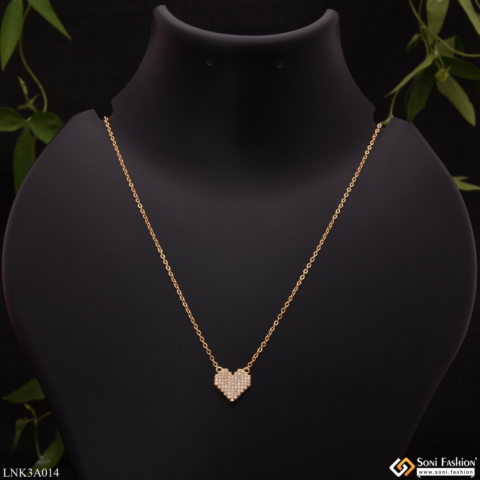 Urso Rotativo Com Rosa Real & Colar Coração Brilhante