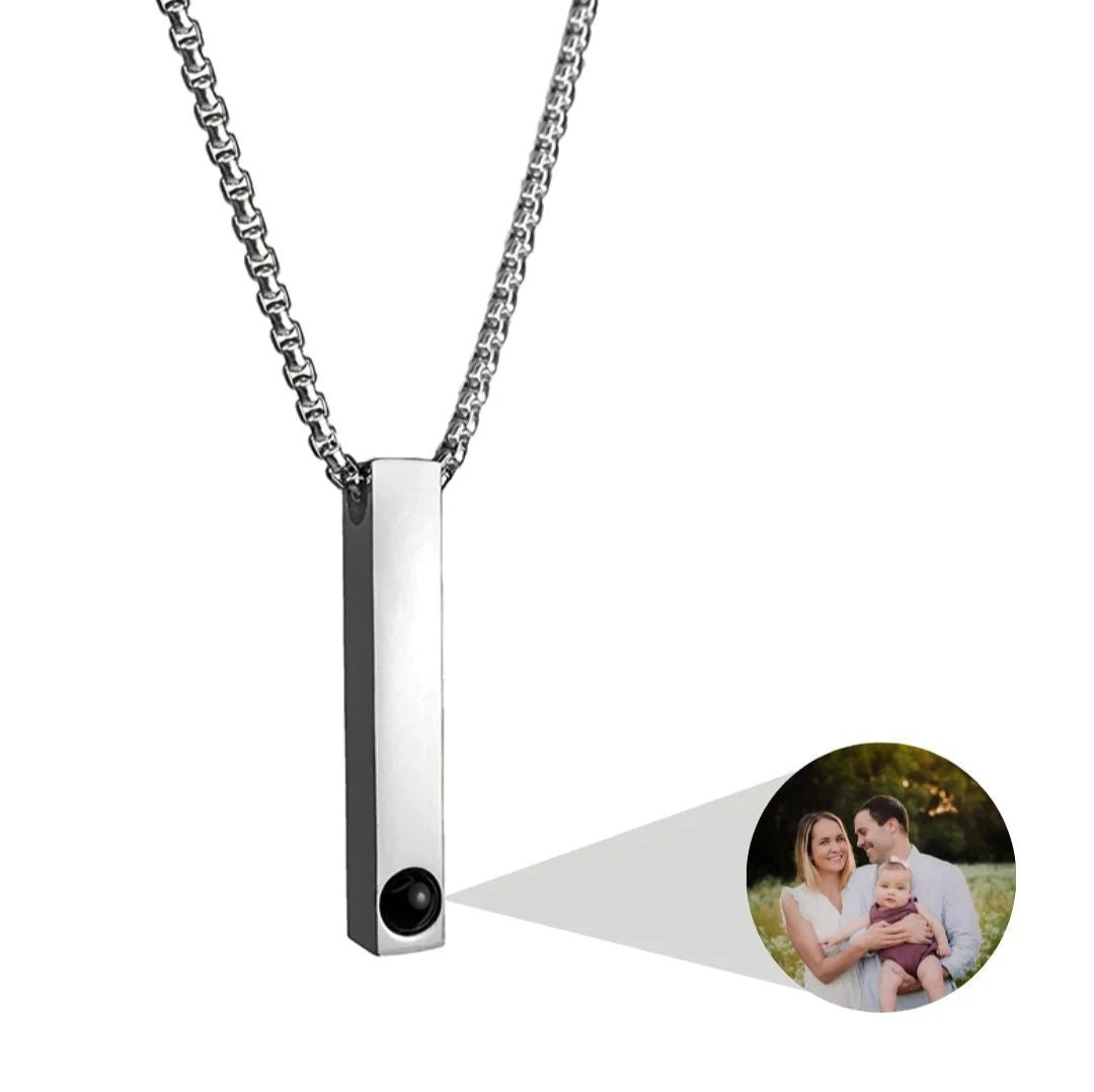 Colar Barra Projeção De Foto