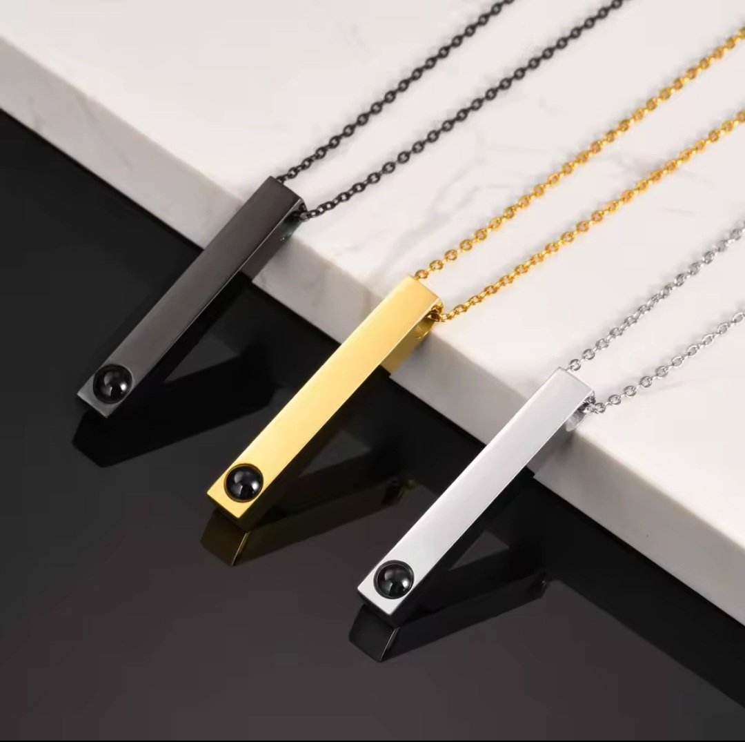 Colar Barra Projeção De Foto