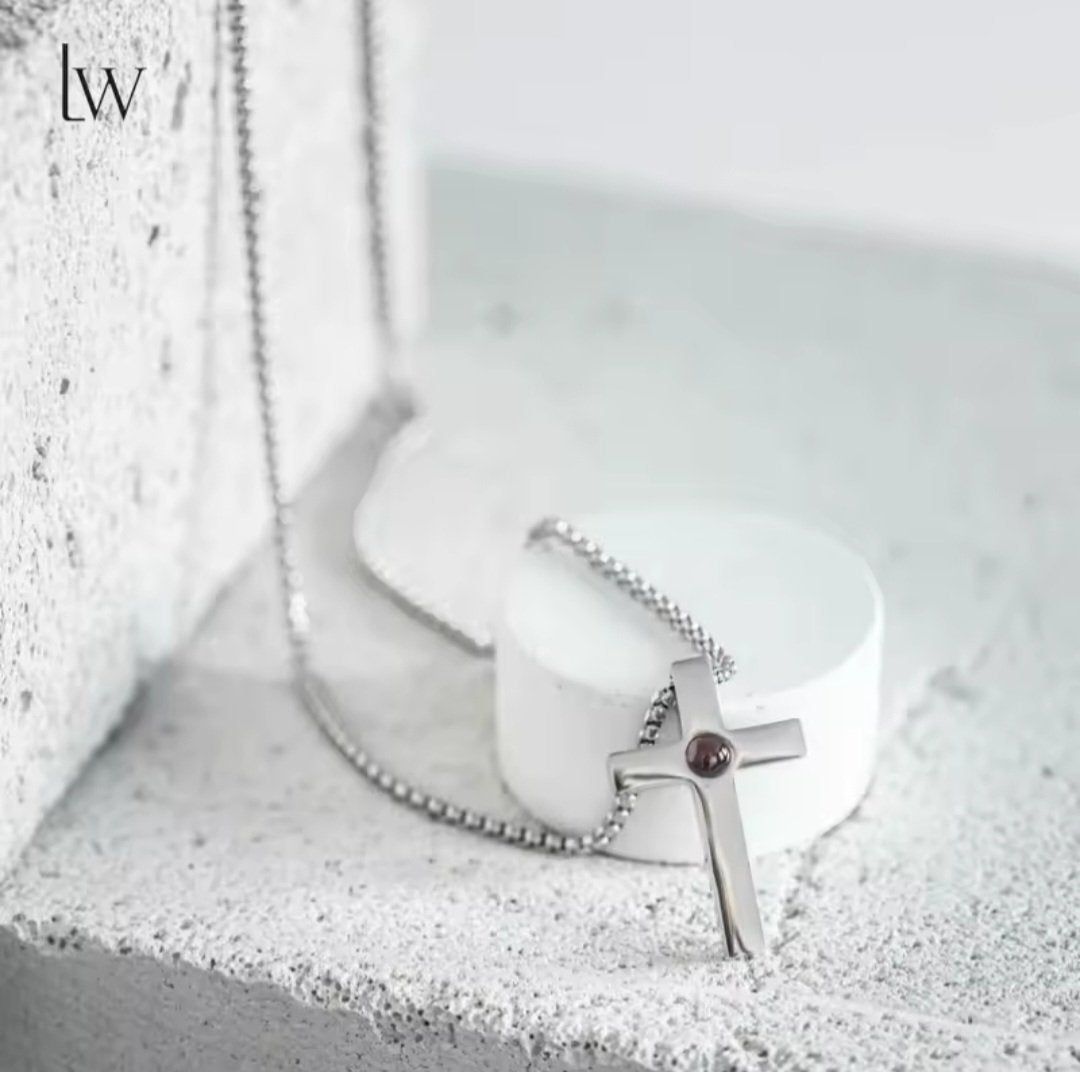 Colar Cruz Projeção Masculino