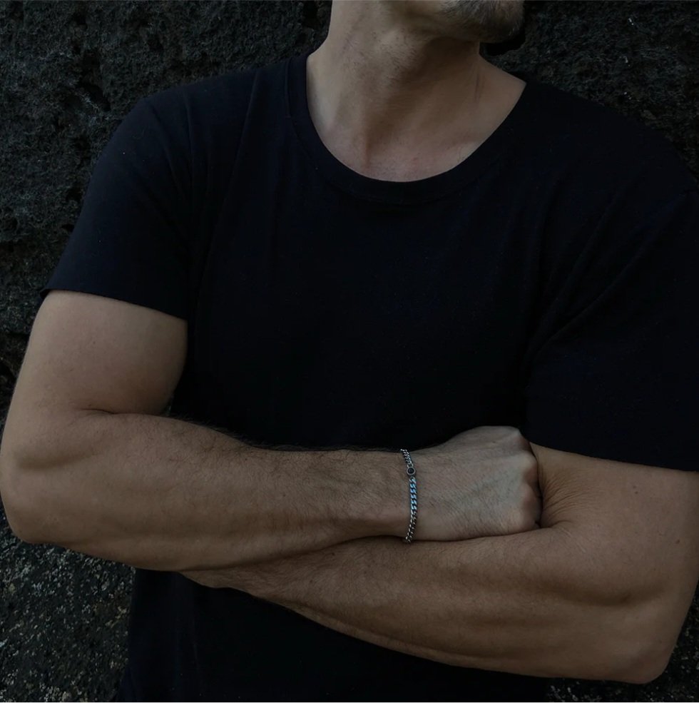 Pulseira Projeção Com Foto Masculina