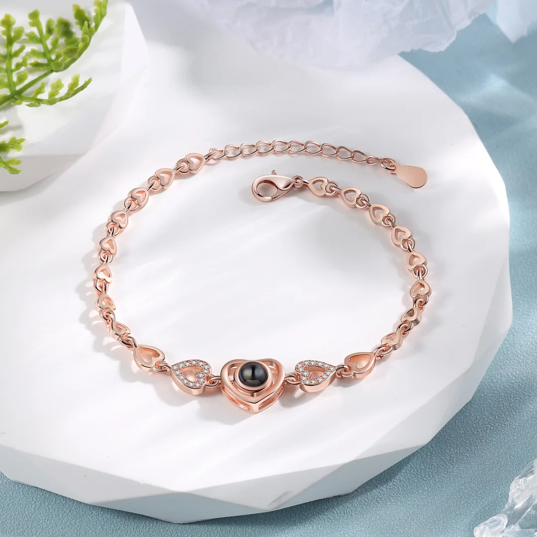 Pulseira Love Com Projeção De Foto