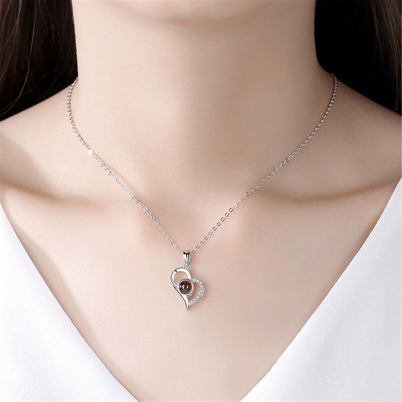 Colar Projeção Eu Te Amo Em 100 Idiomas